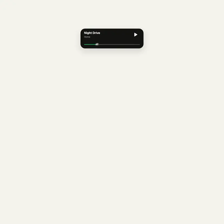 Морфинг UI состояний в единый зацикленный ролик: кадр ролика